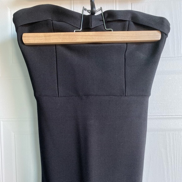 House of CB Fabrizia Black Strapless Dress size XS - Picture 1 of 4